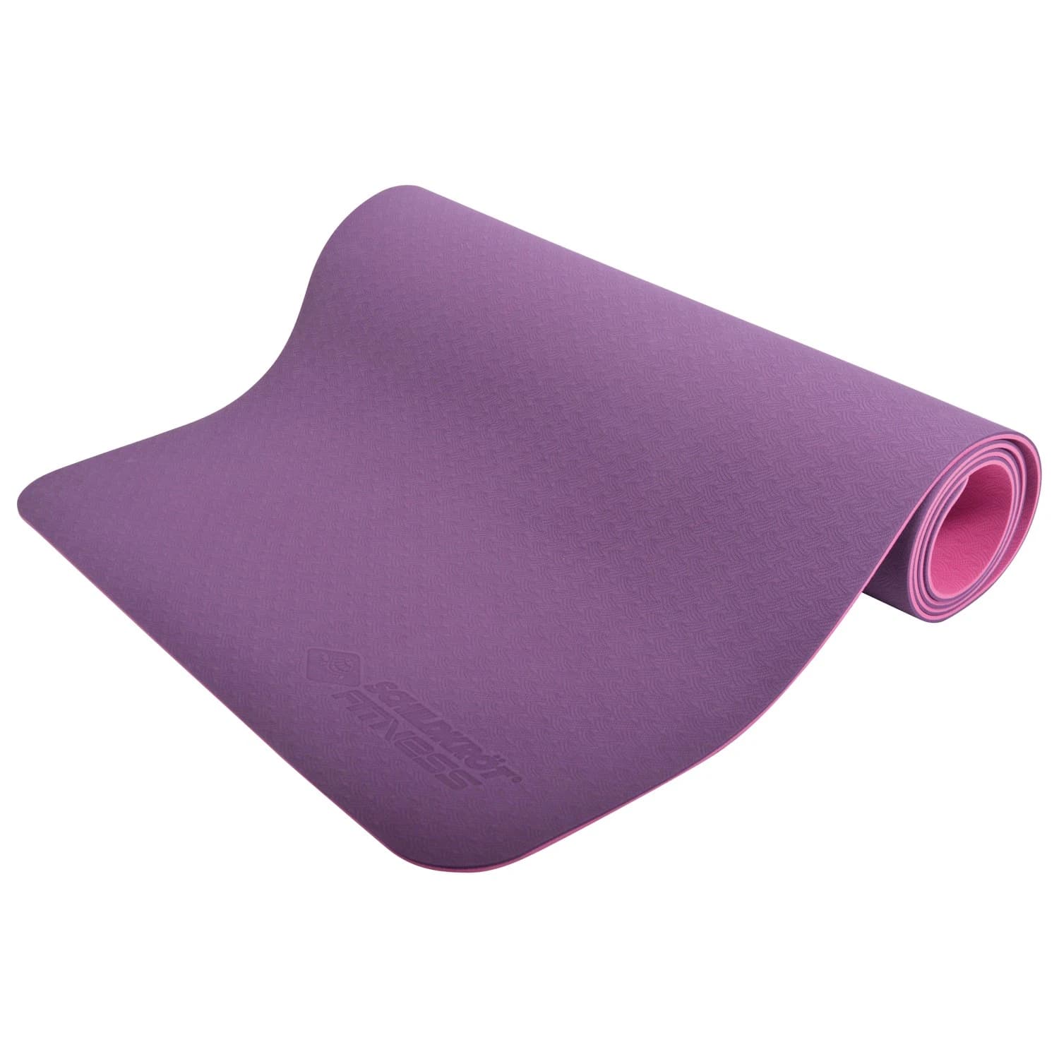 Постелка за йога Schildkröt fitness Yoga Mat 4mm Bicolor - Violet / Pink