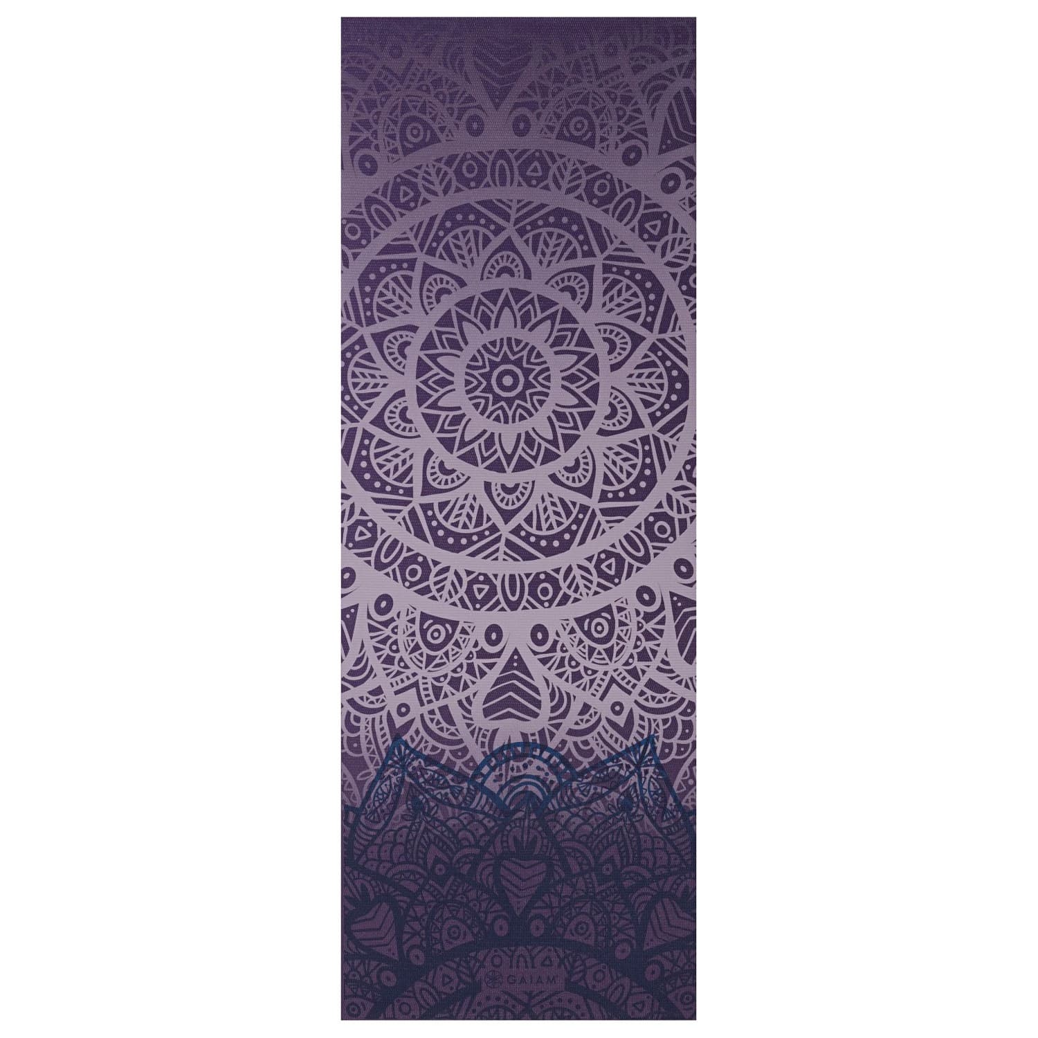 Постелка за йога Gaiam 4 mm Classic Printed Yoga Mat Yoga mat - Purple Lattice