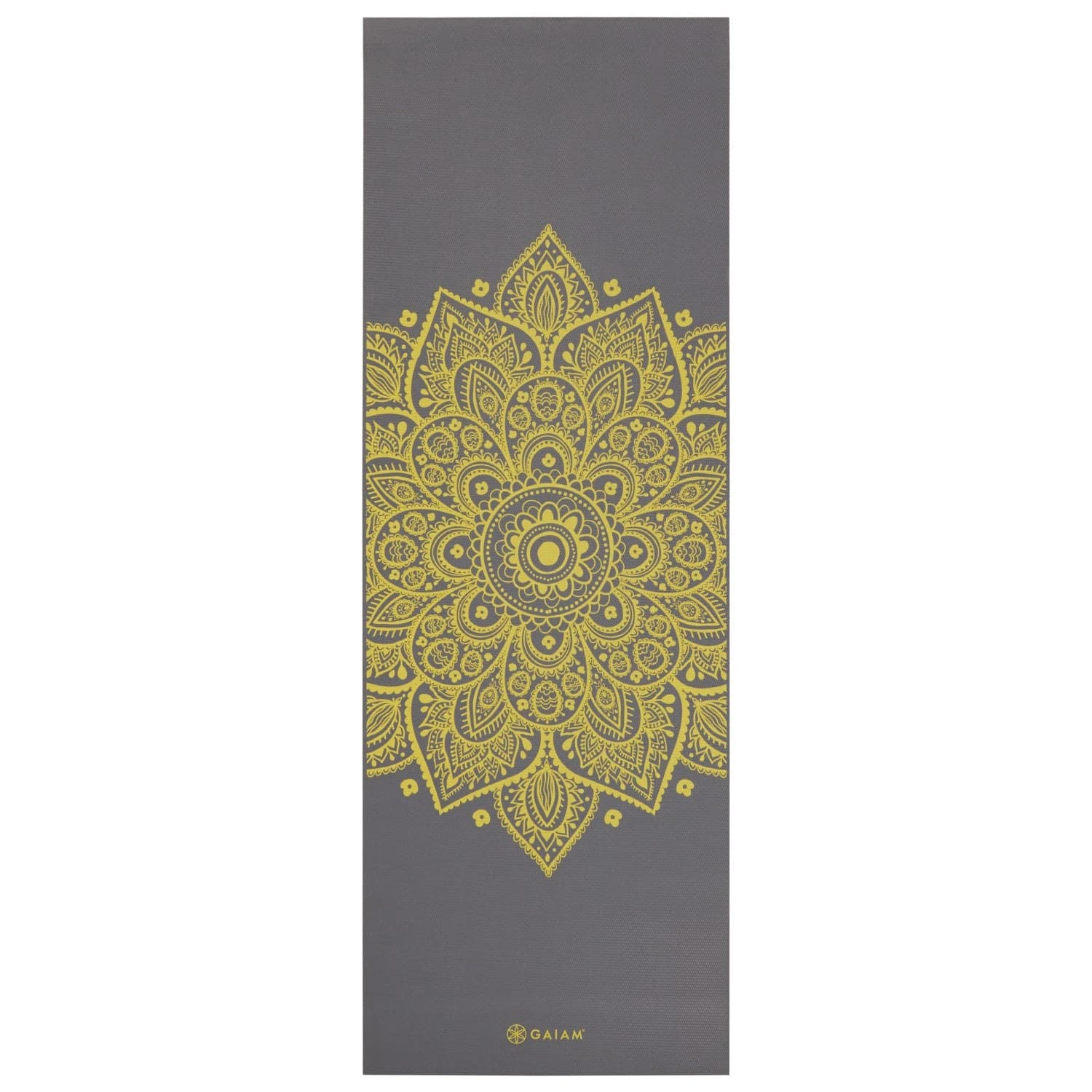 Постелка за йога Gaiam 6 mm Premium Printed Yoga Mat Yoga mat - Citron Sundial
