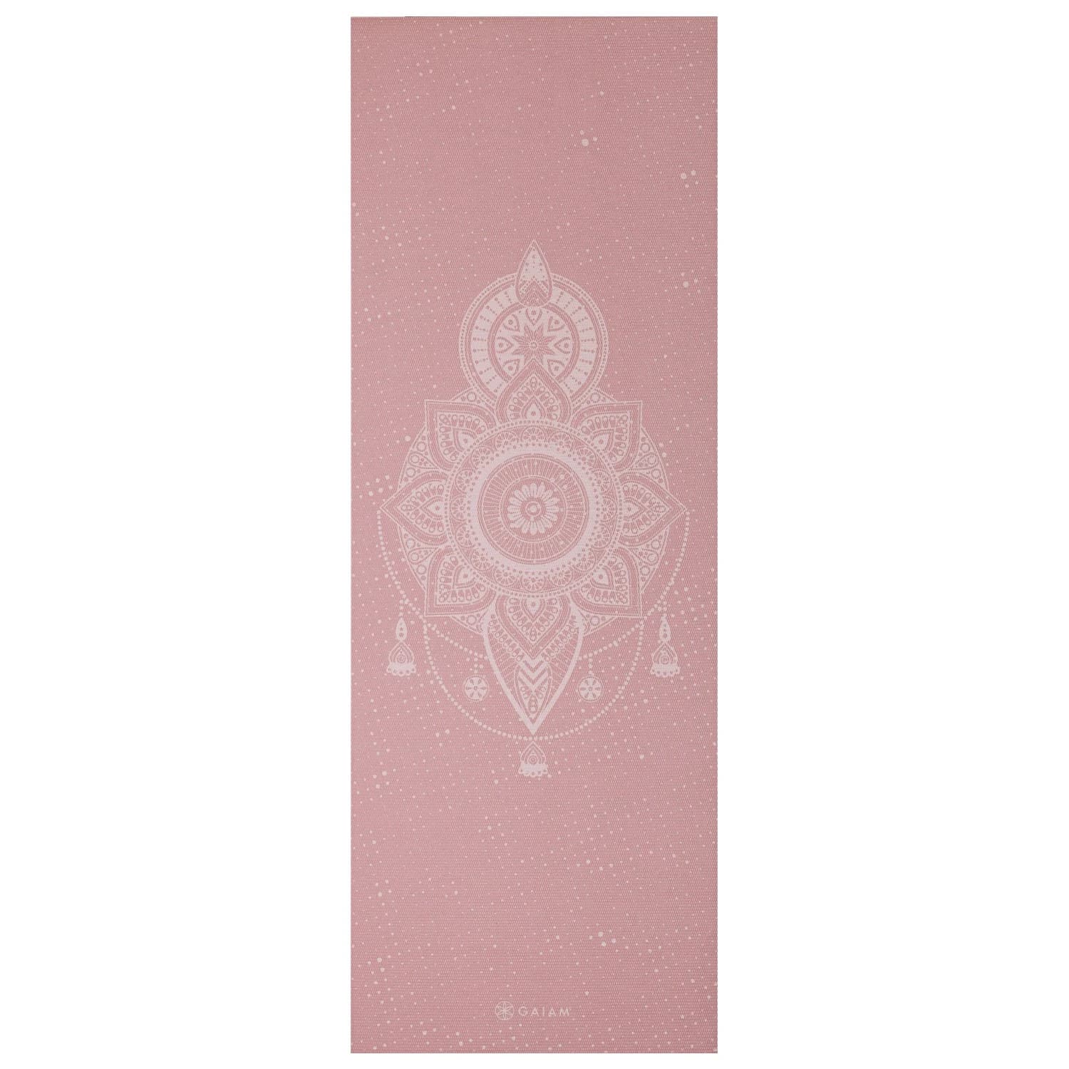 Постелка за йога Gaiam 5 mm Classic Printed Yoga Mat - Ballet Powder Celestial