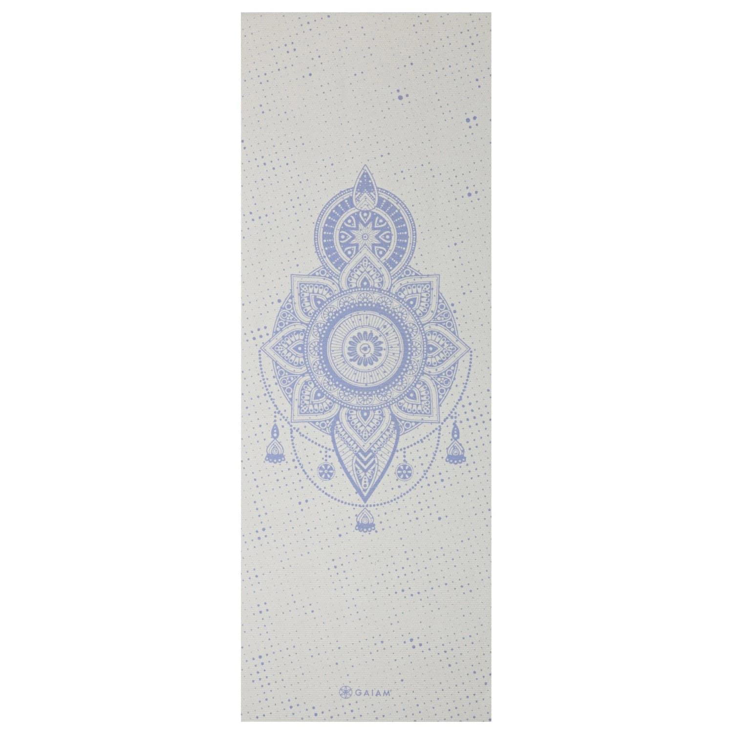 Постелка за йога Gaiam 5 mm Classic Printed Yoga Mat - Dove Blue Celestial