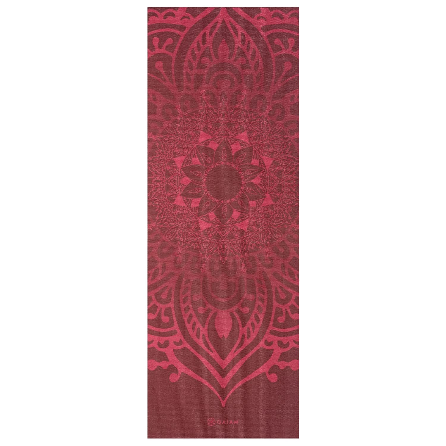 Постелка за йога Gaiam Sundial Layers Yoga Mat 5 mm Classic Printed Yoga mat - Cherry