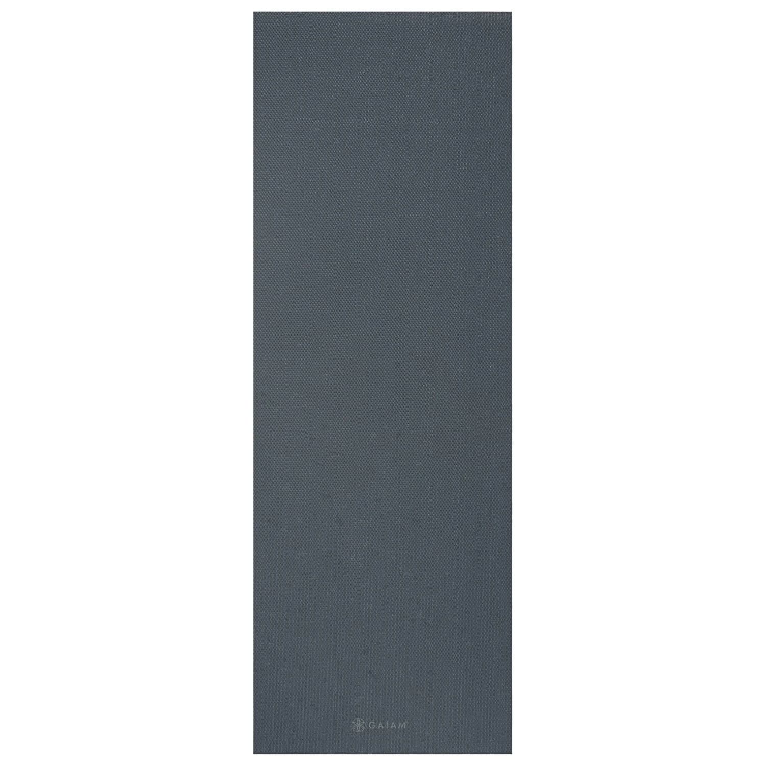 Постелка за йога Gaiam Yoga Mat 6 mm Solid Yoga mat - Dark Grey