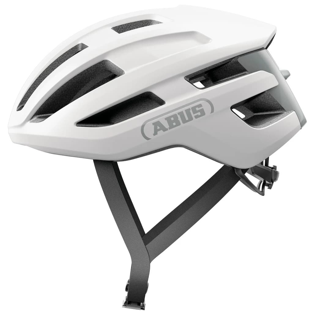Каска за шосейно колоездене Abus Powerdome Bike helmet - Polar White