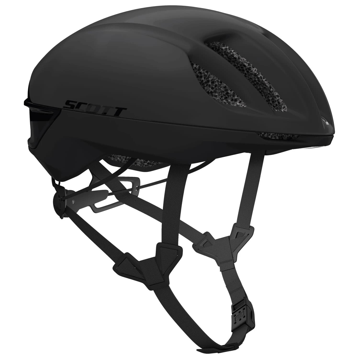 Каска за шосейно колоездене Scott Cadence Plus Bike helmet - Granite Black