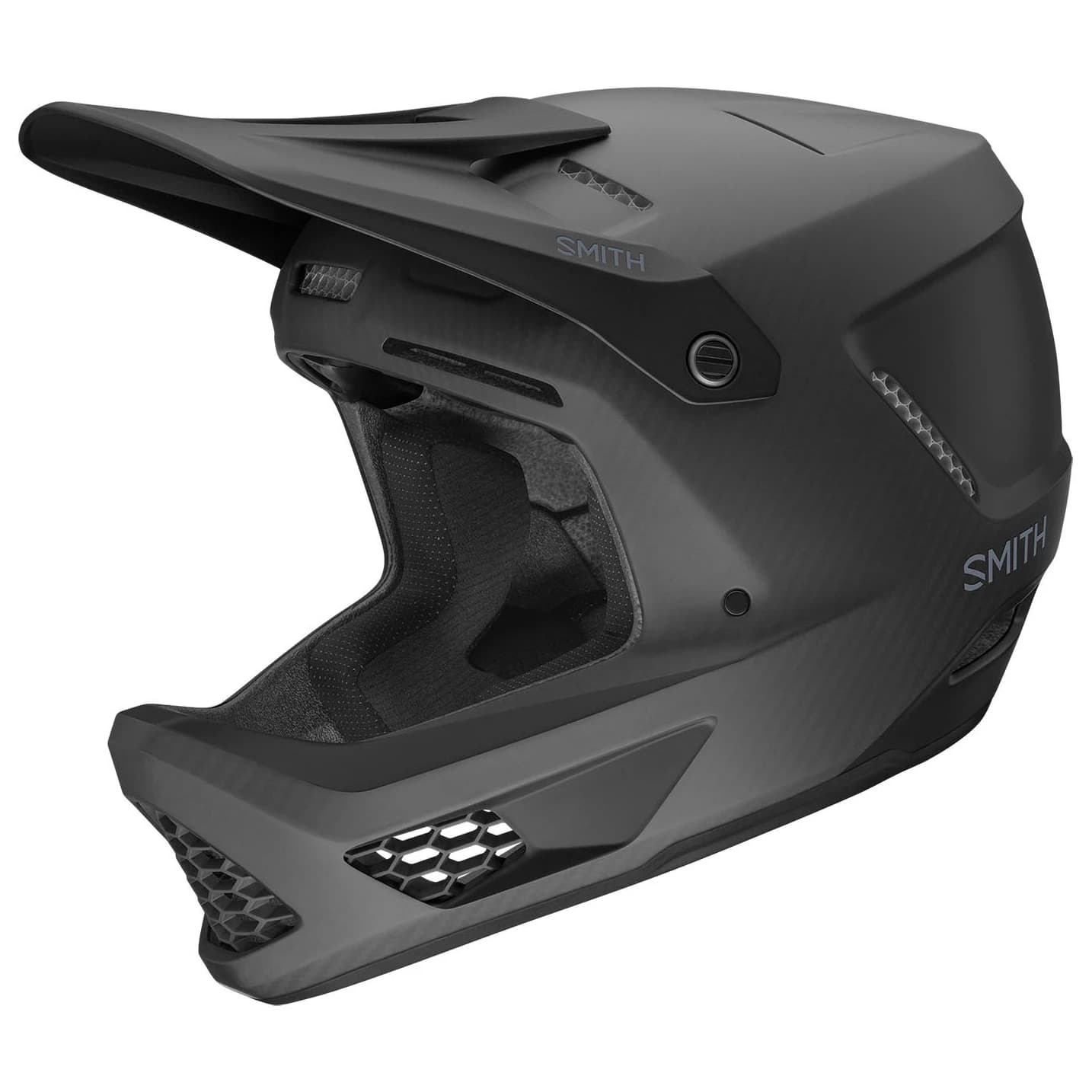 Full Face каска Smith Hardline Carbon Mips Bike helmet - Matte Black Carbon