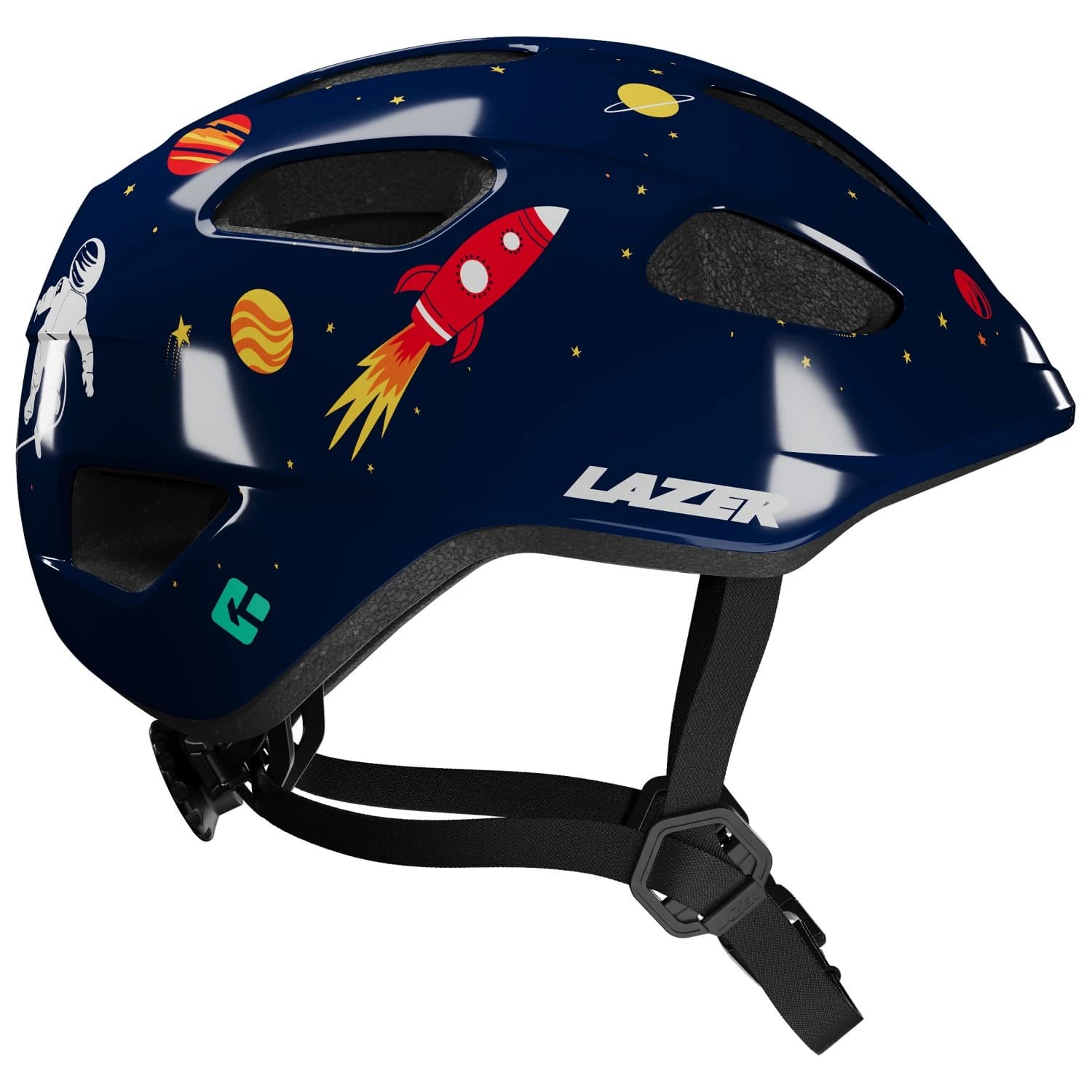 Детска каска за велосипед Lazer Kid's Nutz 2.0 KinetiCore Bike helmet - Space