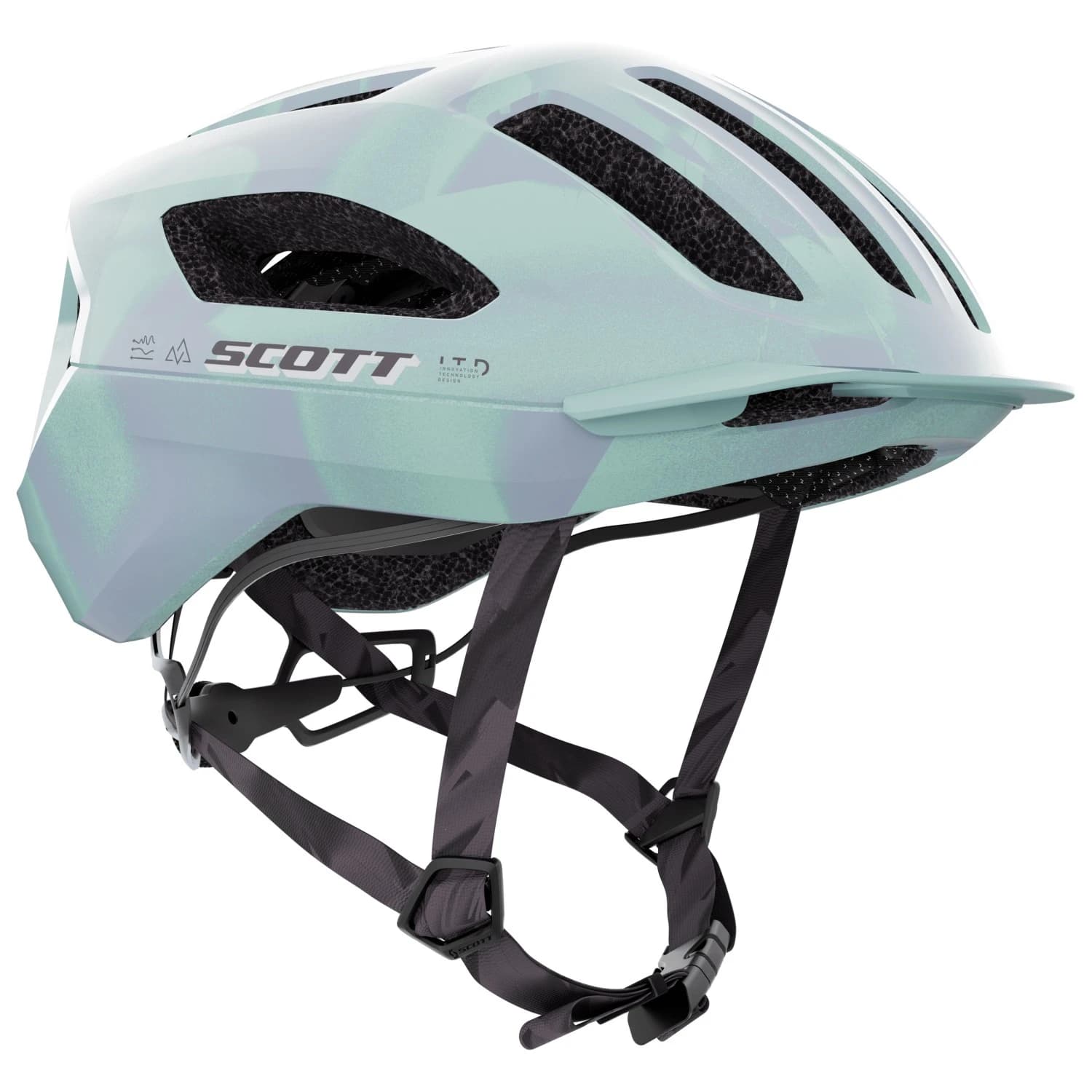 Каска за шосейно колоездене Scott Helmet Sierra Mips (CE) Bike helmet - Prism Aqua Green