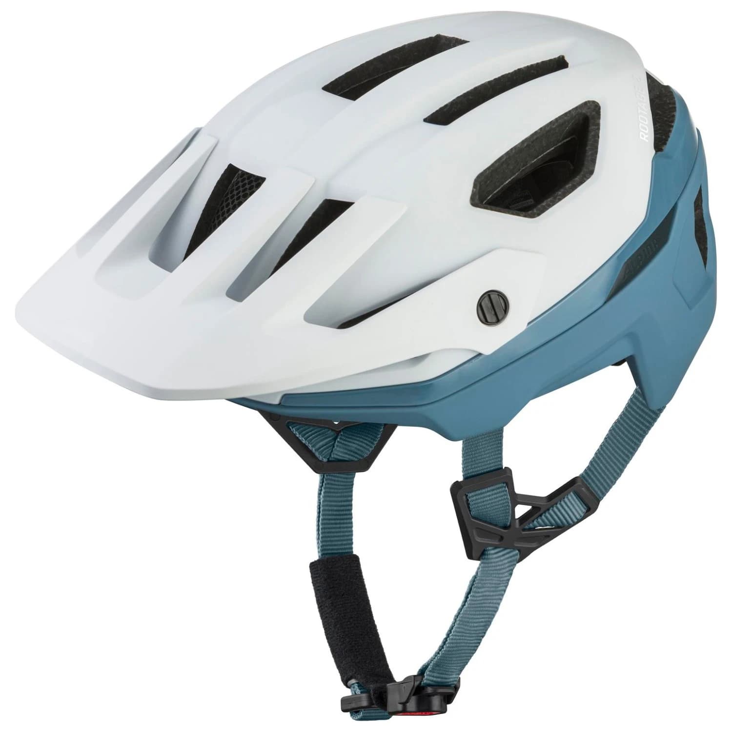 Каска за планинско колоездене Alpina Rootage 2 Mips Bike helmet - White Pebble Blue Matt