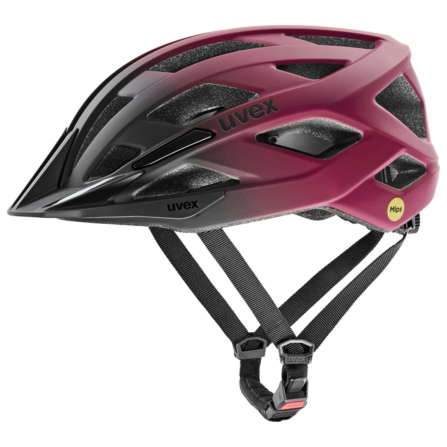 Каска за велосипед Uvex I-Vo 2 Mips Bike helmet - Cranberry / Black Matt