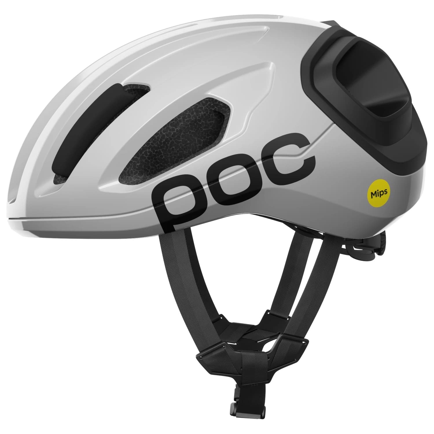 Каска за шосейно колоездене POC Amidal Bike helmet - Hydrogen White / Uranium Black Matt