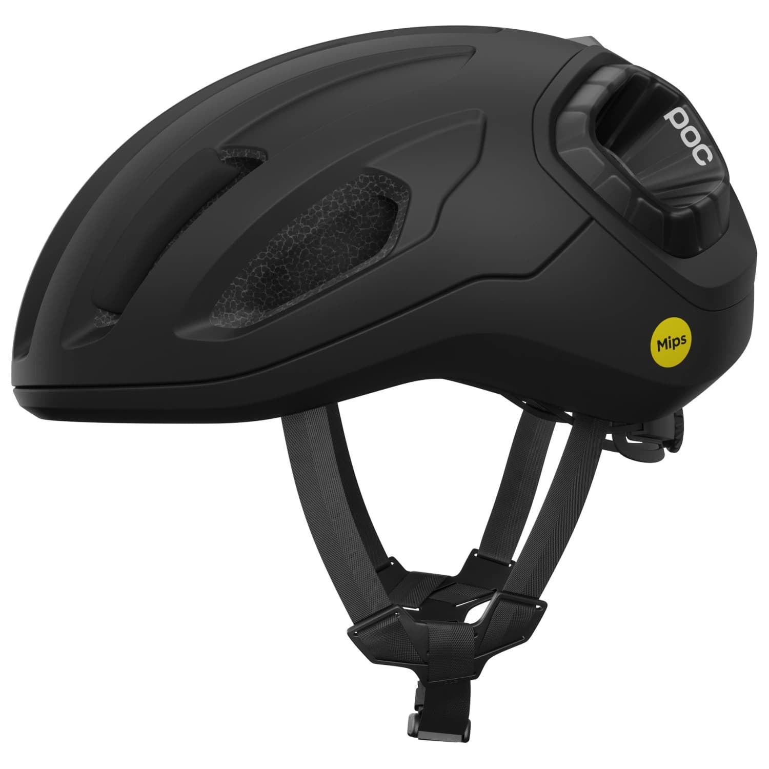Каска за шосейно колоездене POC Amidal Bike helmet - Uranium Black Matt