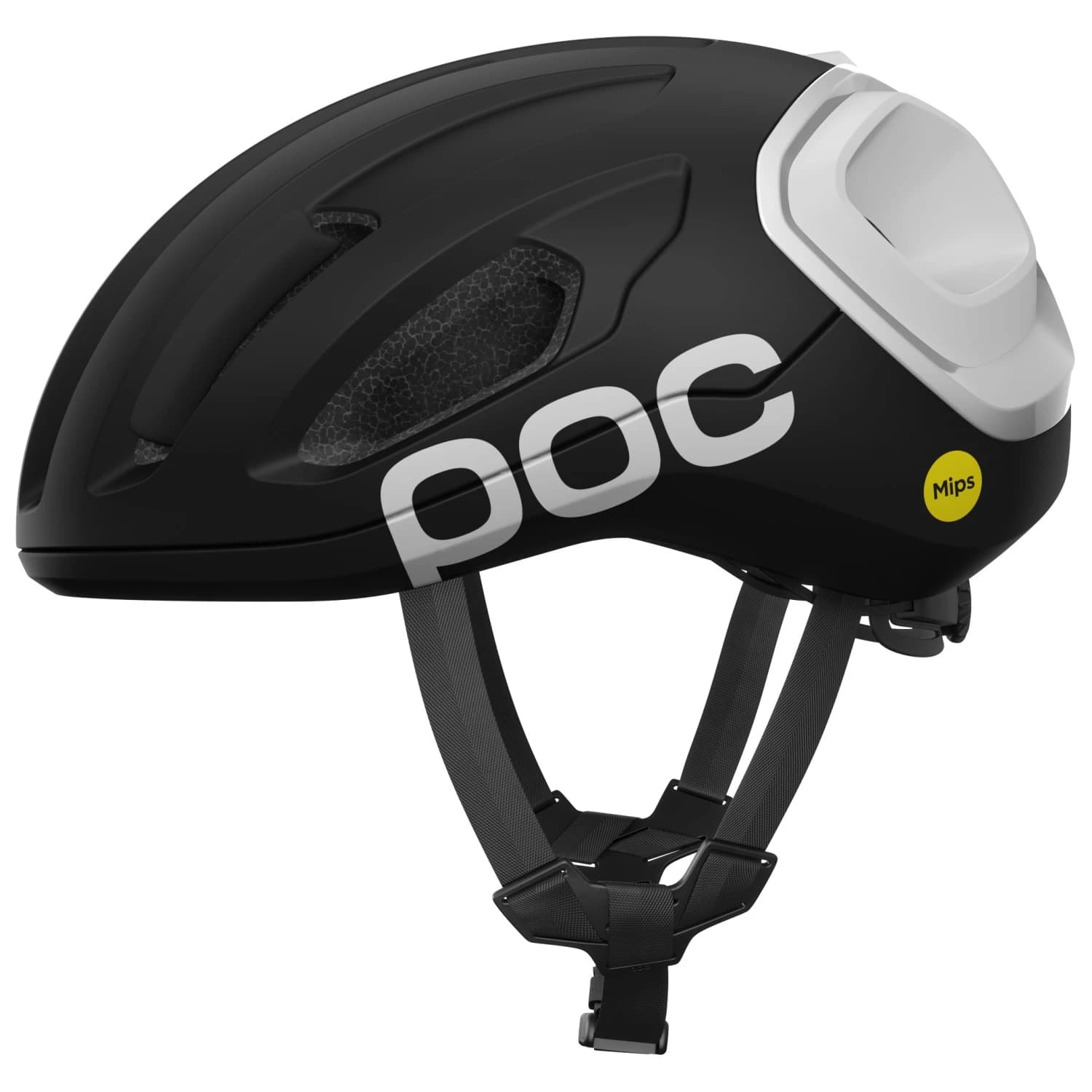 Каска за шосейно колоездене POC Amidal Bike helmet - Uranium Black Matt / Hydrogen White