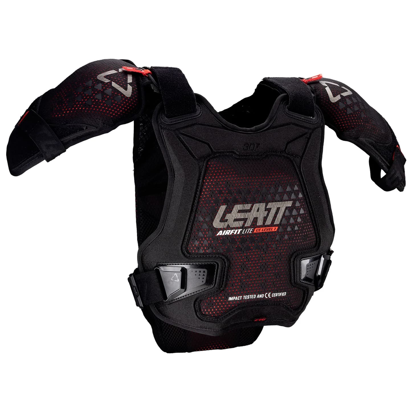 Детски протектор за тяло Leatt Kid's Chest Protector 3Df Airfit Evo Pro Protector - Black