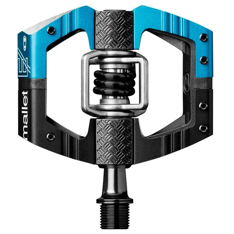 Педали с автомат Crankbrothers Mallet Enduro Clipless pedals - Black / Electric Blue