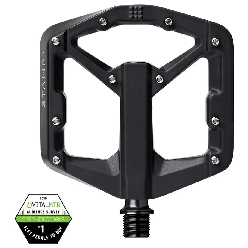 Платформен педал Crankbrothers Stamp 3 Magnesium Platform pedals - Black