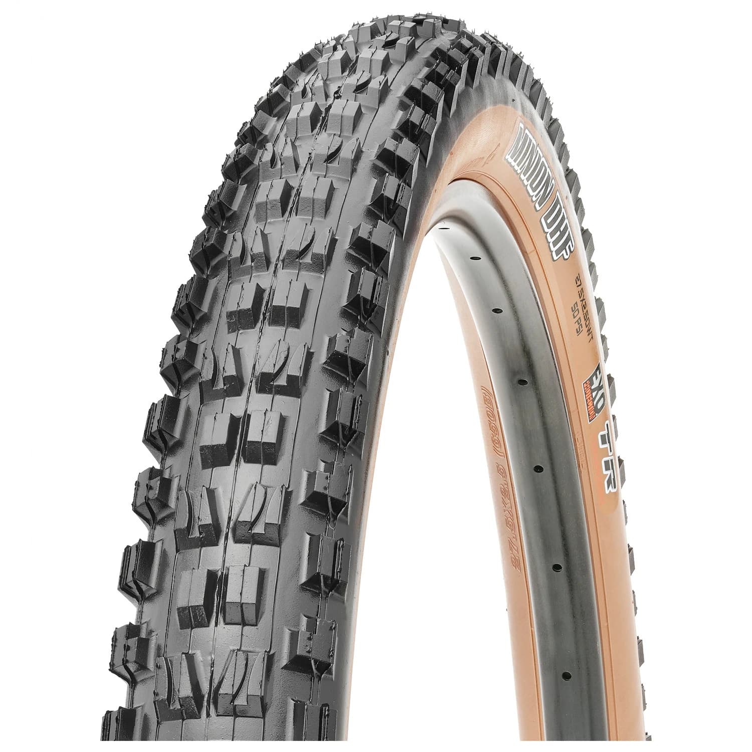 Гума за планинско колоездене Maxxis Minion DHF Tanwall 29'' (63-622) Dual EXO TR Bicycle tire - Tanwall