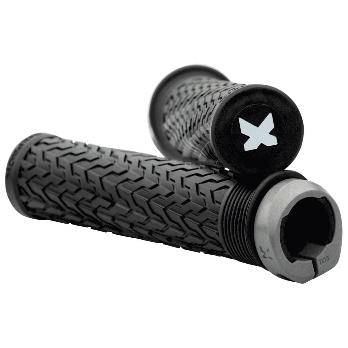 Грипове за кормило Sixpack racing S-Trix PA Bike grips - Steel Grey