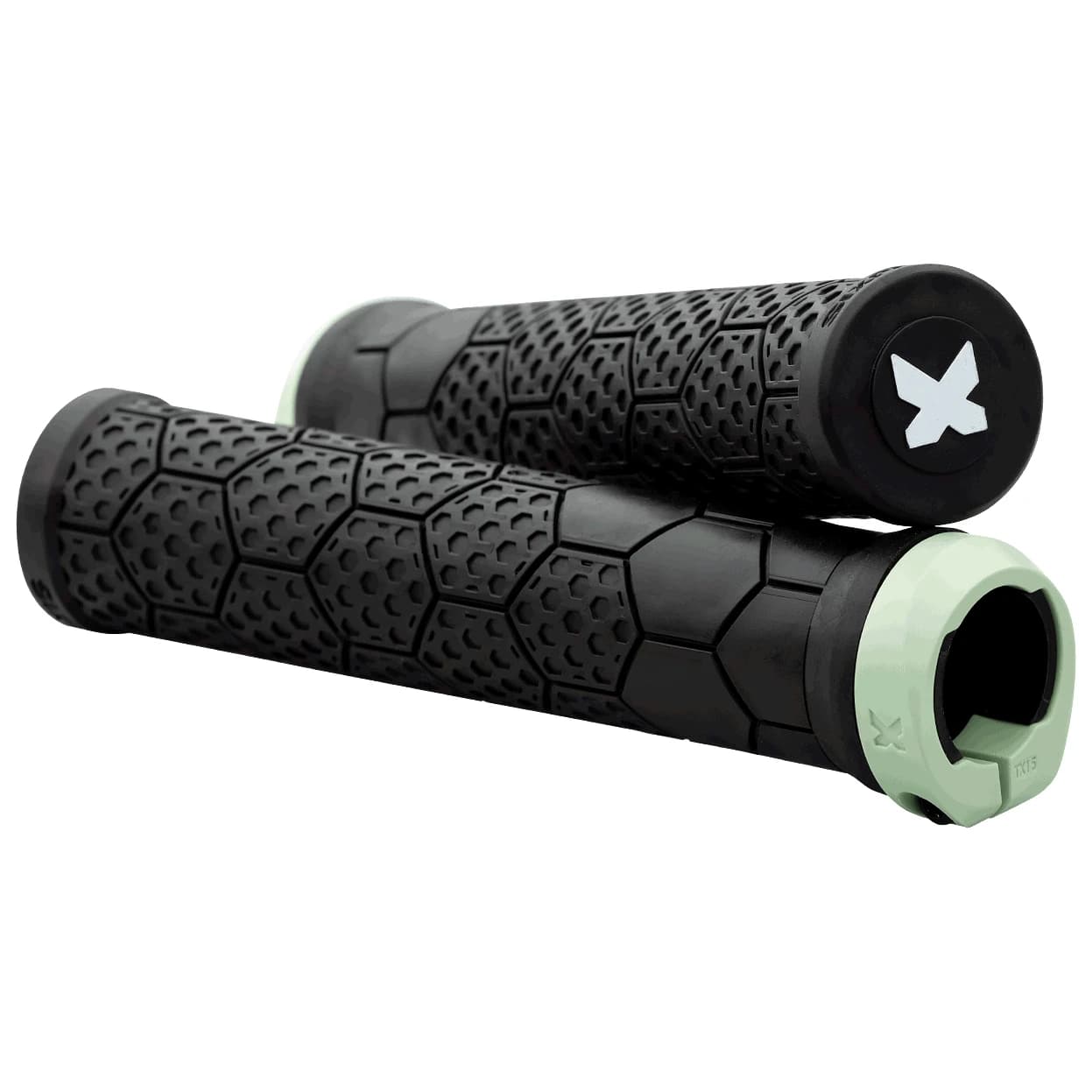 Грипове за кормило Sixpack racing Z-Trix PA Bike grips - Smoked Green