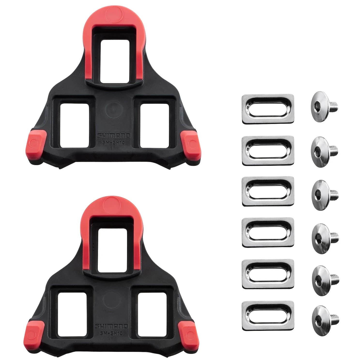 Педали с автомат Shimano Schuhplatten SM-SH10 SPD-SL Cleats - Red