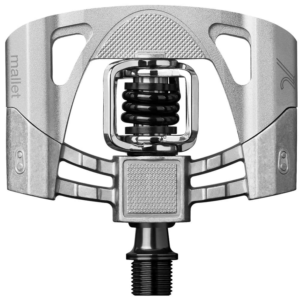 Педали с автомат Crankbrothers Mallet 2 Klick-Pedal Clipless pedals - Raw / Silver