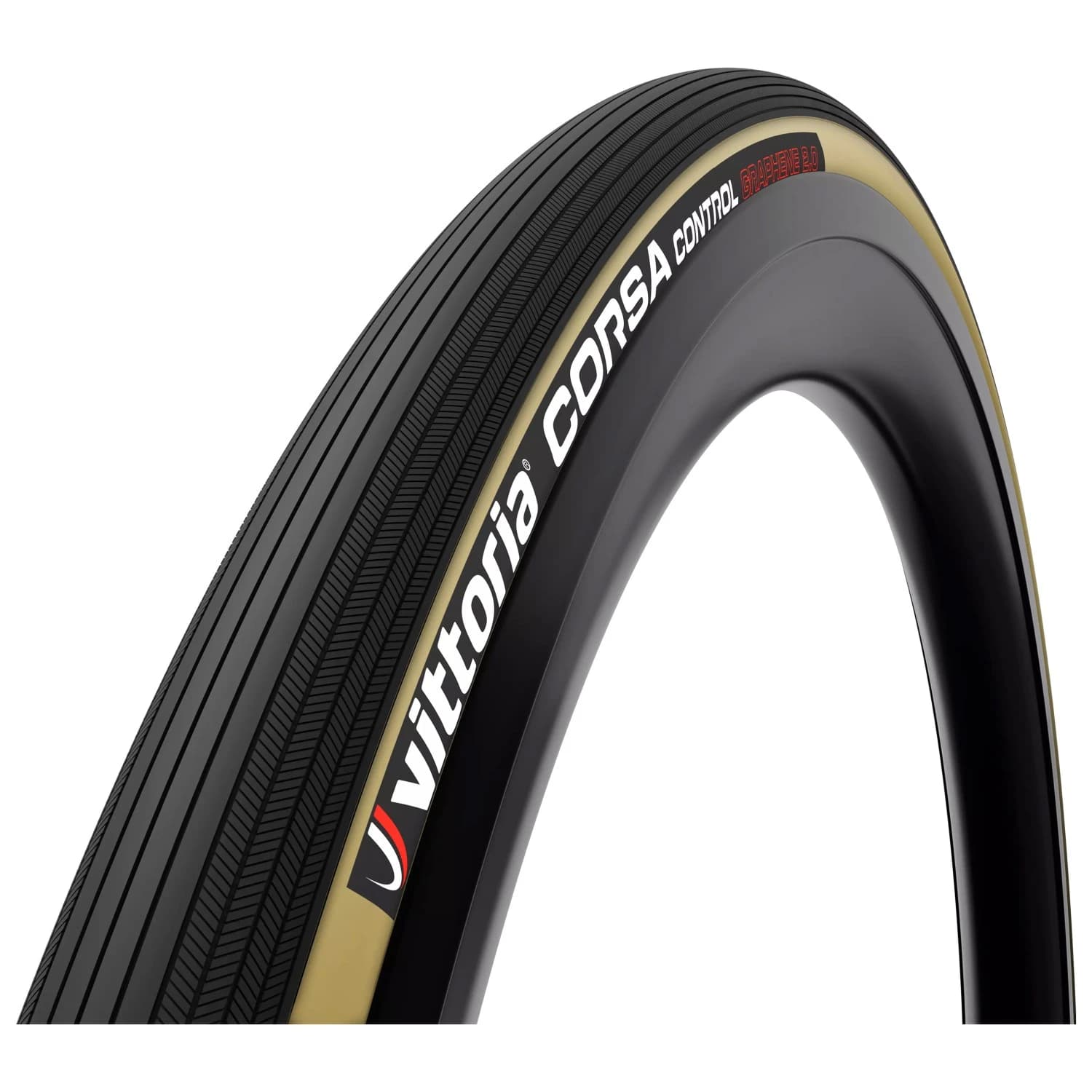 Гума за шосейно колоездене Vittoria Corsa Pro Control TLR G2.0 28'' (42-622) Fold. Bicycle tire - Tan / Black