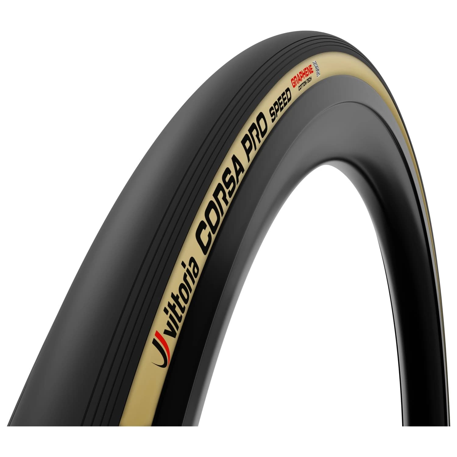 Гума за шосейно колоездене Vittoria Corsa Pro Speed TLR G2.0 28'' (26-622) Foldable Bicycle tire - Tan / Black