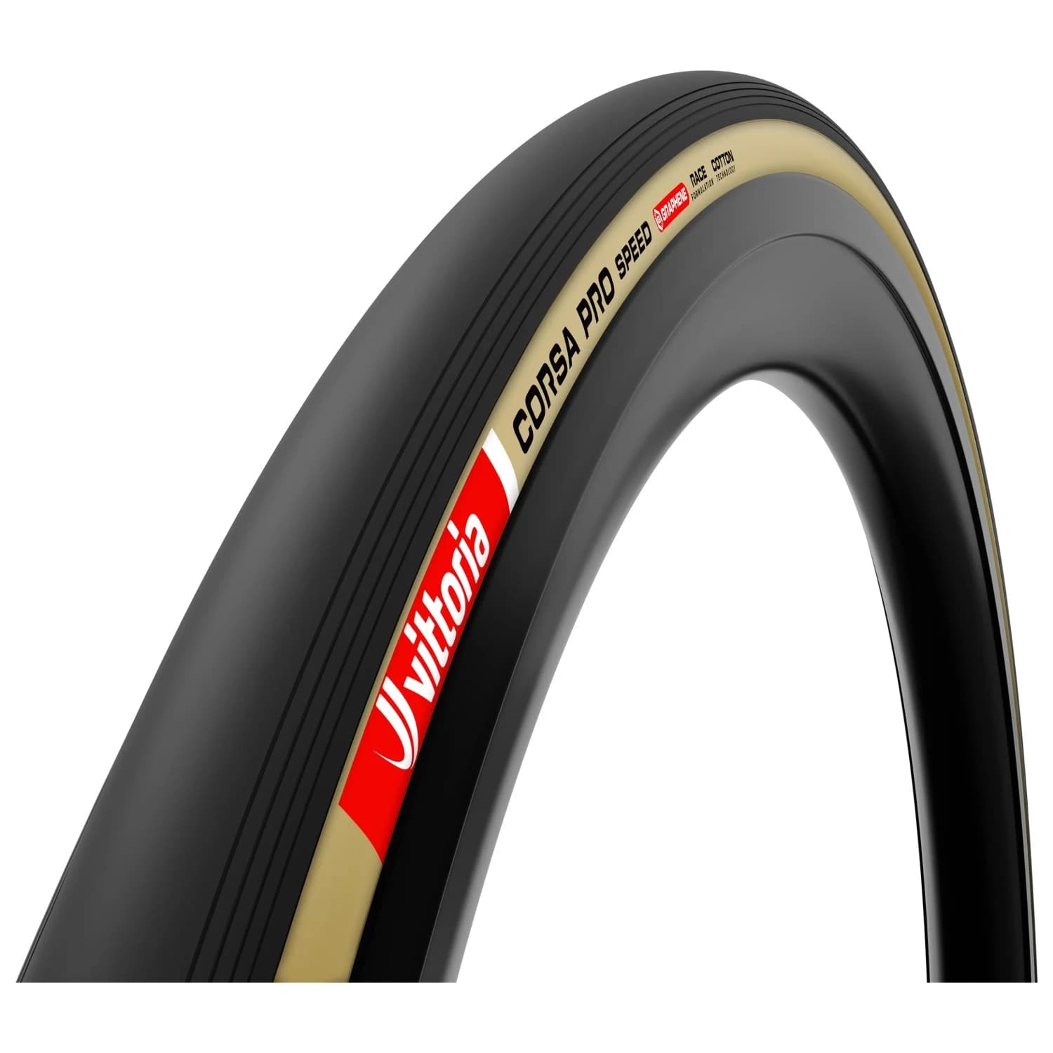 Гума за шосейно колоездене Vittoria Corsa Pro Speed TLR G2.0 28'' (30-622) Foldable Bicycle tire - Tan / Black