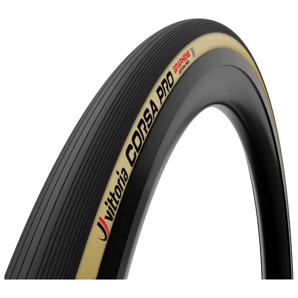 Гума за шосейно колоездене Vittoria Corsa Pro TLR G2.0 28'' (30-622) Foldable Bicycle tire - Tan / Black