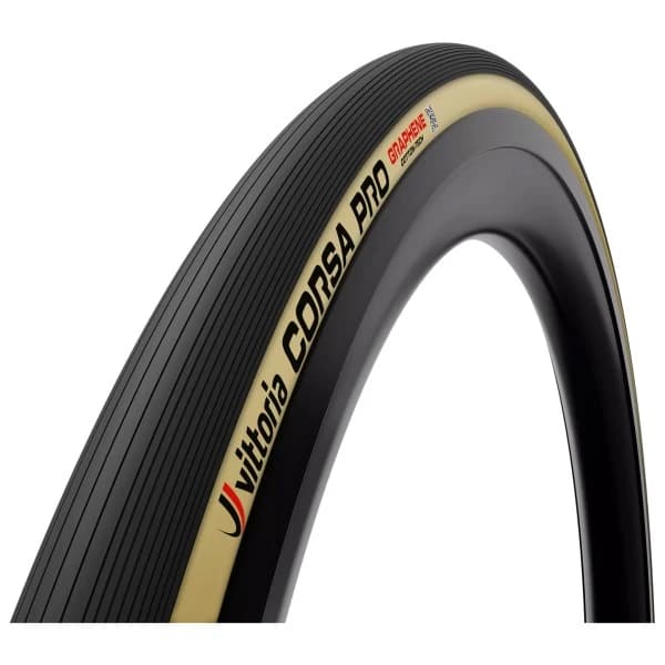 Гума за шосейно колоездене Vittoria Corsa Pro Wide Rim TLR G2.0 28'' (29-622) Fold. Bicycle tire - Tan / Black