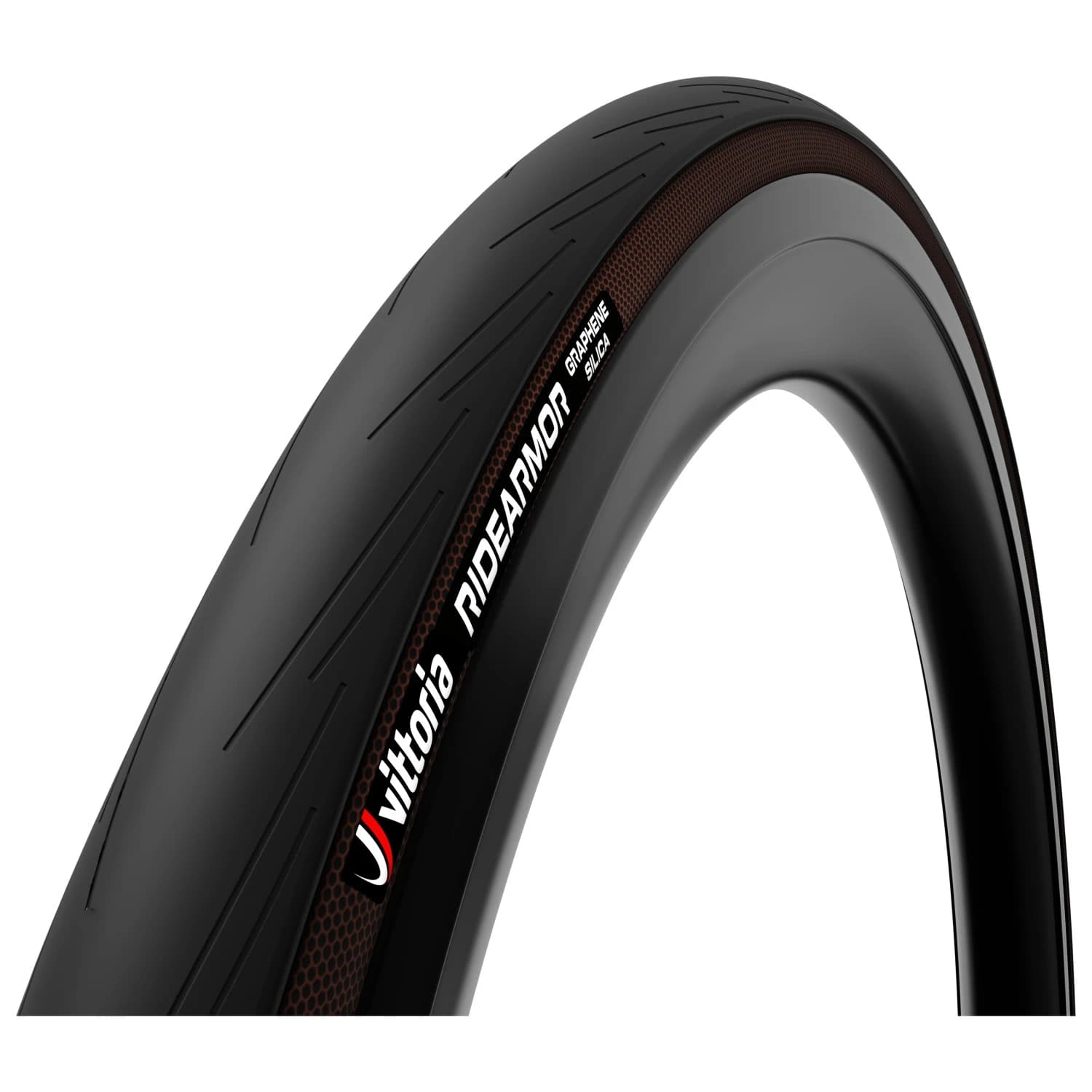 Гума за шосейно колоездене Vittoria Ridearmor II TLR G2.0 28'' (30-622) Foldable Bicycle tire - Black + Copper / Black