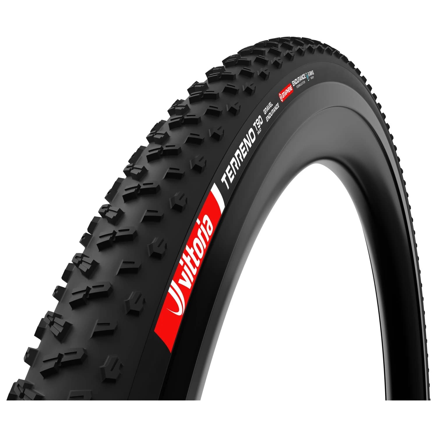 Гума за шосейно колоездене Vittoria Terreno T90 Mud GRV Endurance 28'' (45-622) Fdb. Bicycle tire - Black / Black