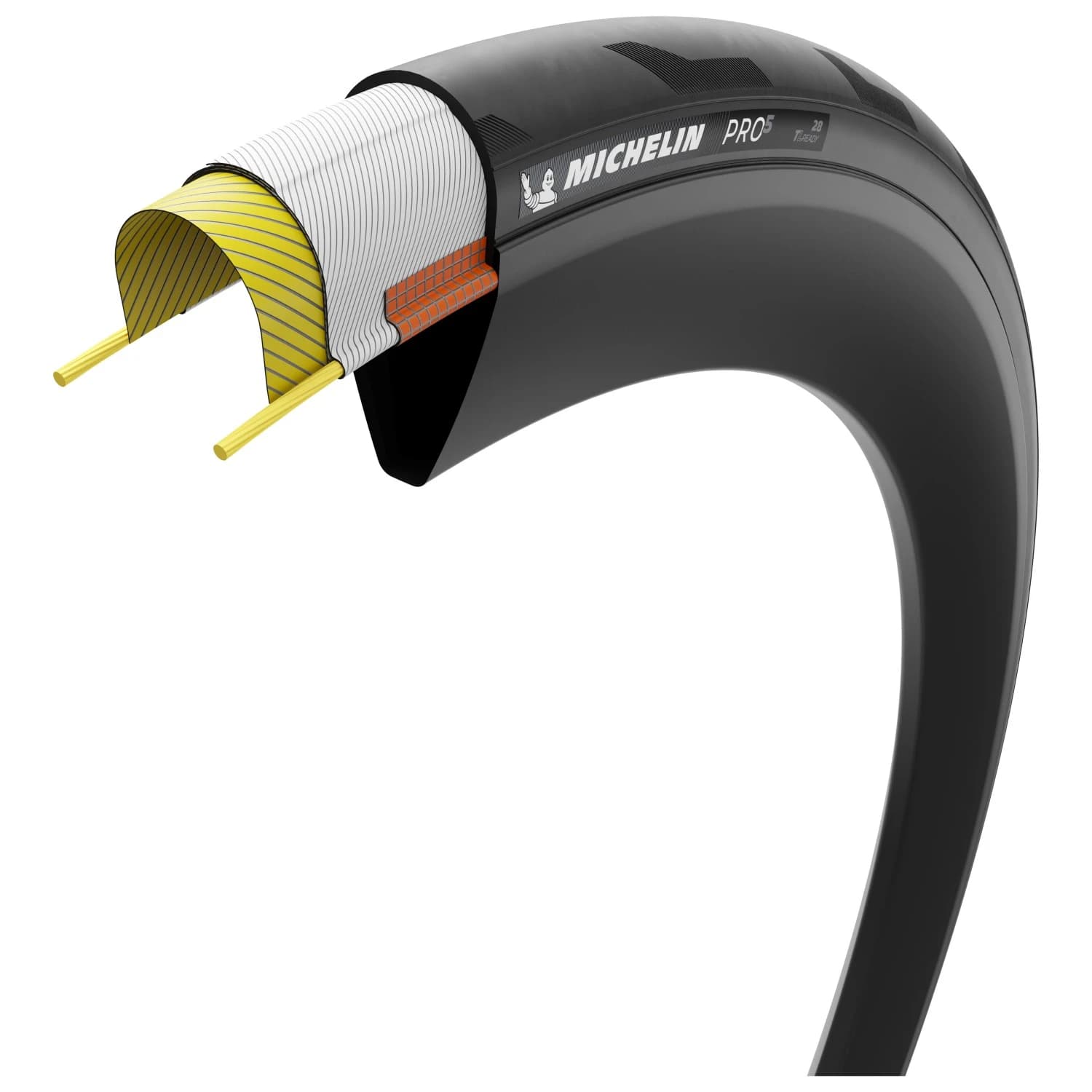Гума за шосейно колоездене Michelin Pro5 Premium Competition Line 28'' (28-622) Bicycle tire - Black
