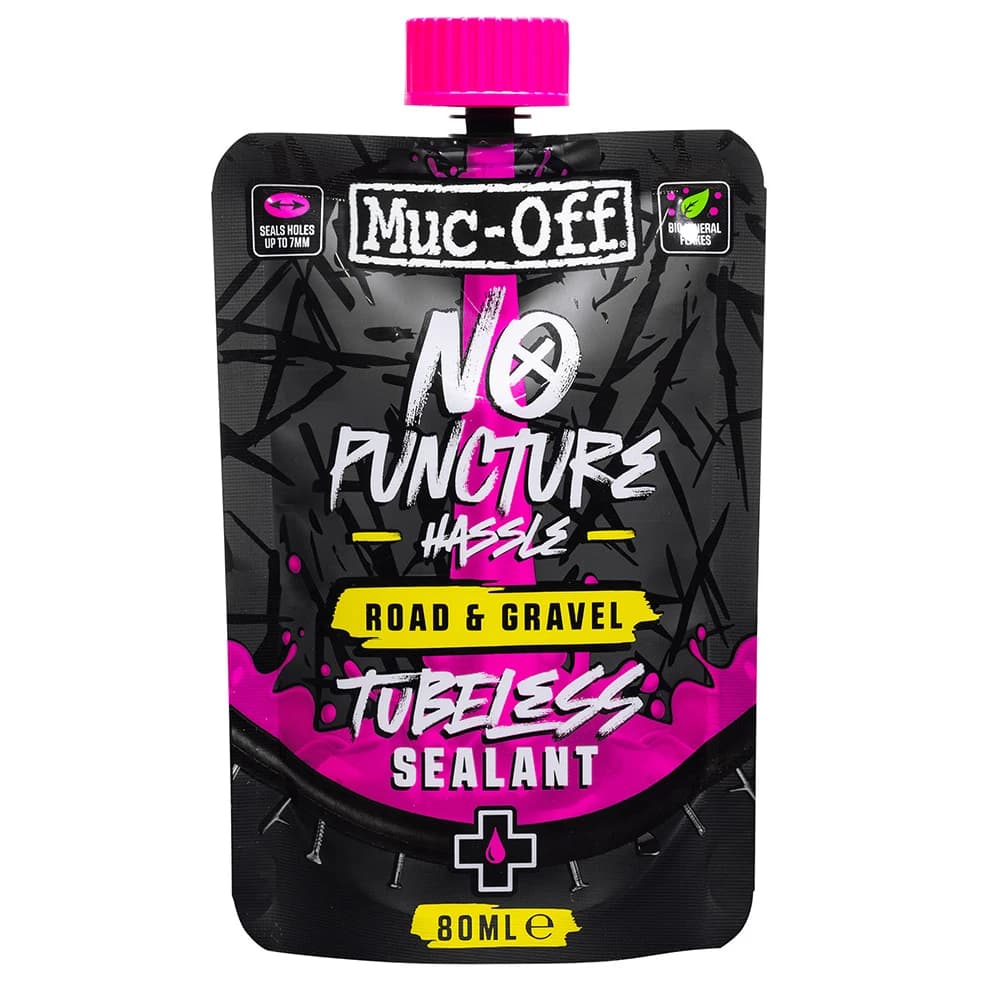 Аксесоар за безкамерен гума Muc off Road & Gravel Tubeless Sealant Pouch Tyre sealant - Pink