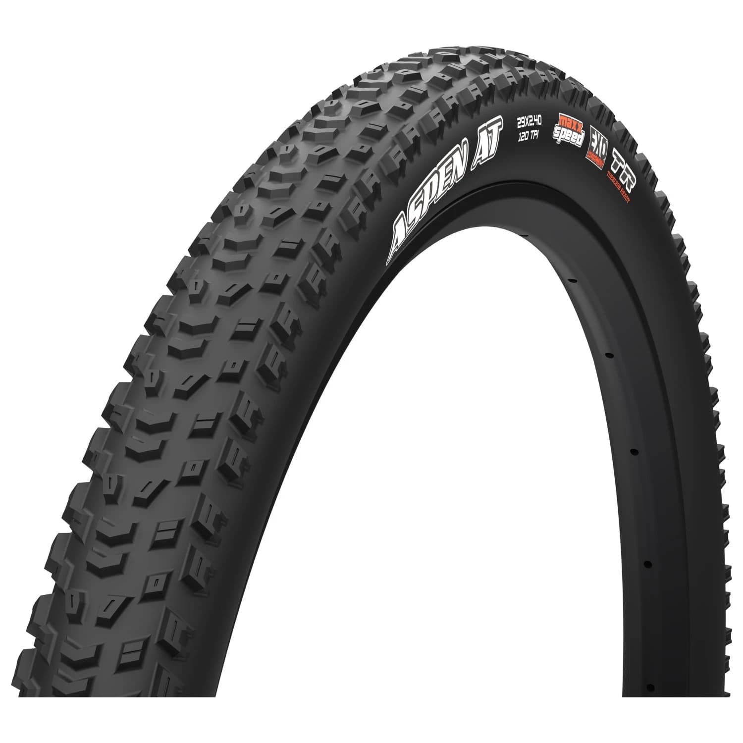 Гума за планинско колоездене Maxxis Aspen AT 32'' (61-686) Exo TR E50 MaxxSpeed Bicycle tire - Black