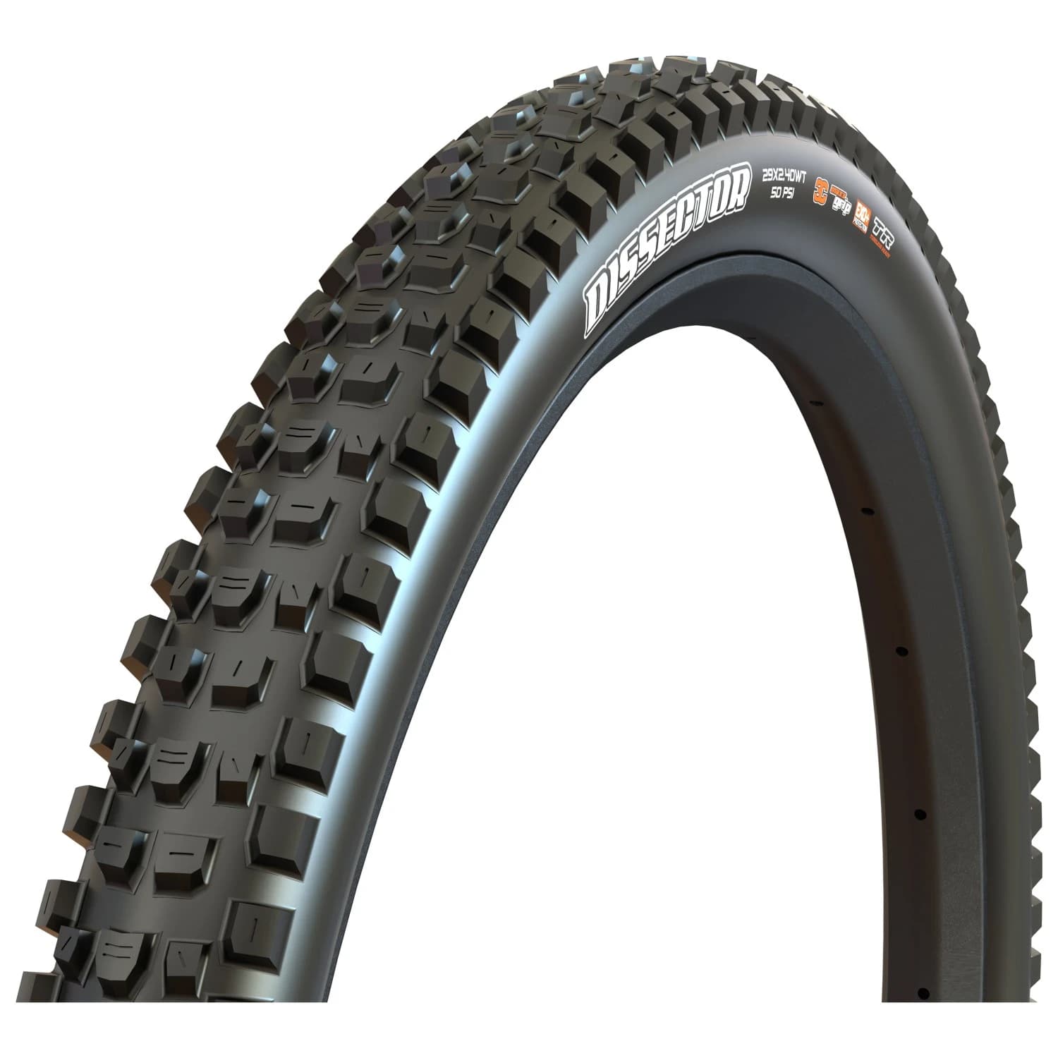 Гума за планинско колоездене Maxxis Dissector II 29'' (61-622) DD TR 3C MaxxGrip Bicycle tire - Black