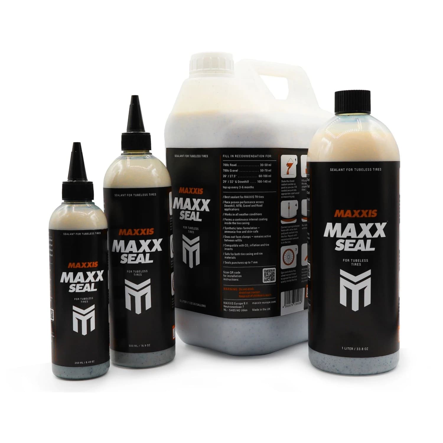 Аксесоар за безкамерен гума Maxxis Tubeless Sealant Tyre sealant - Black