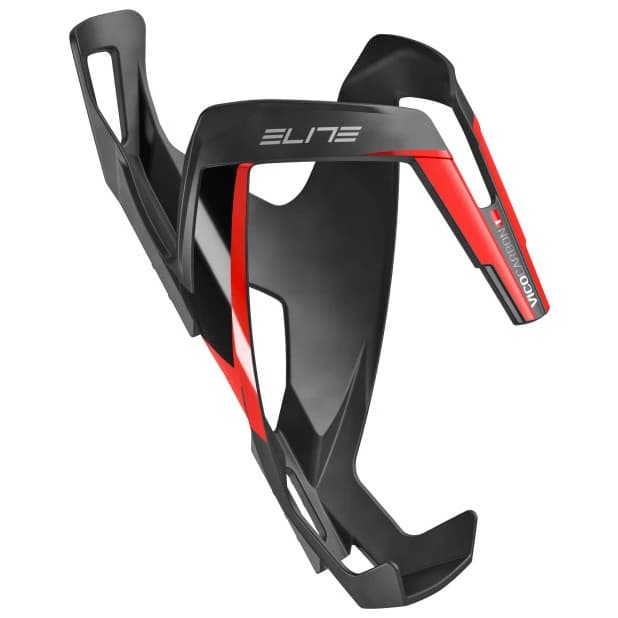 Поставка за бутилка Elite Vico Carbon Bottle holders - Matt / Red Graphic