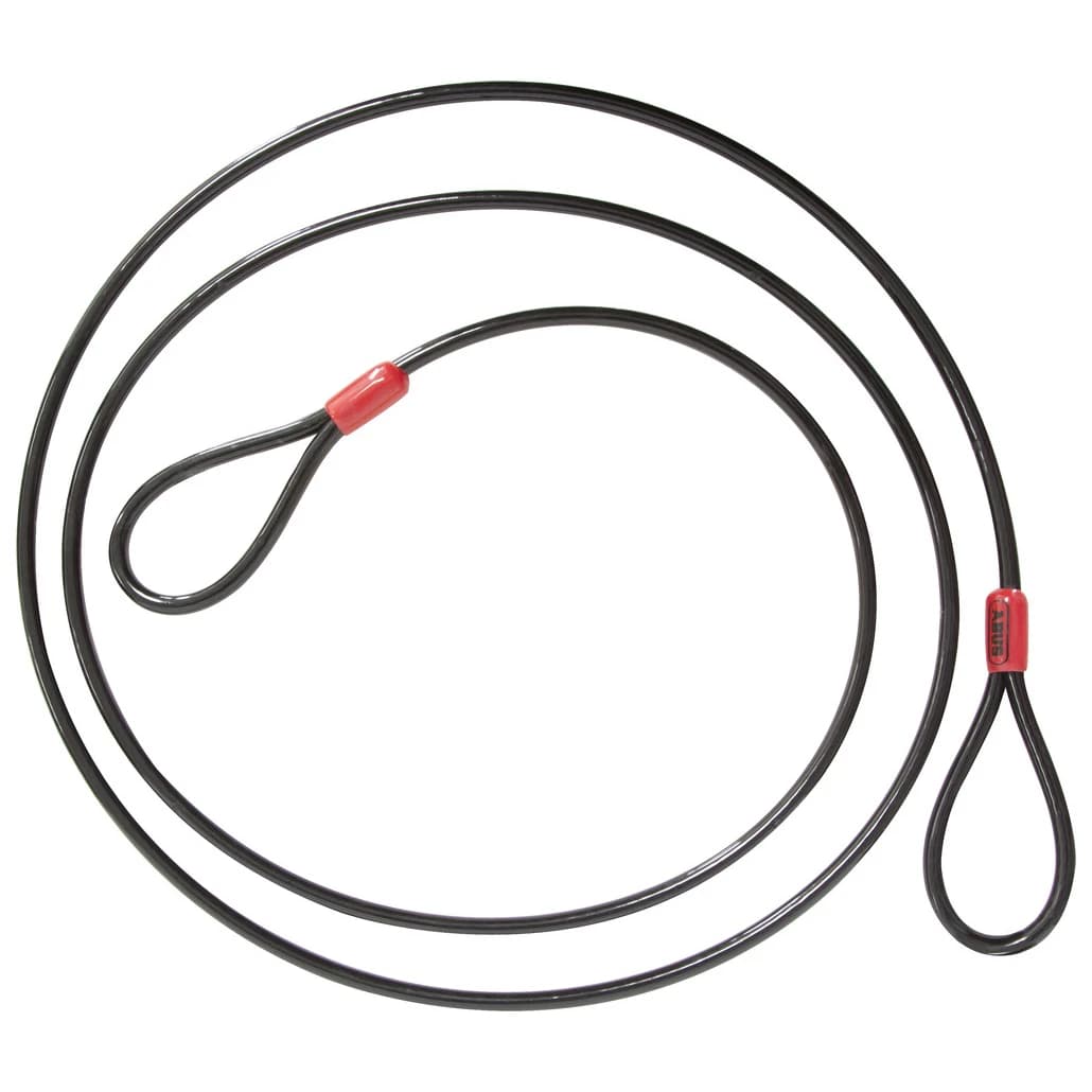 Кабелен катинар Abus Cobra 12 Schlaufenseil Bike lock - Black