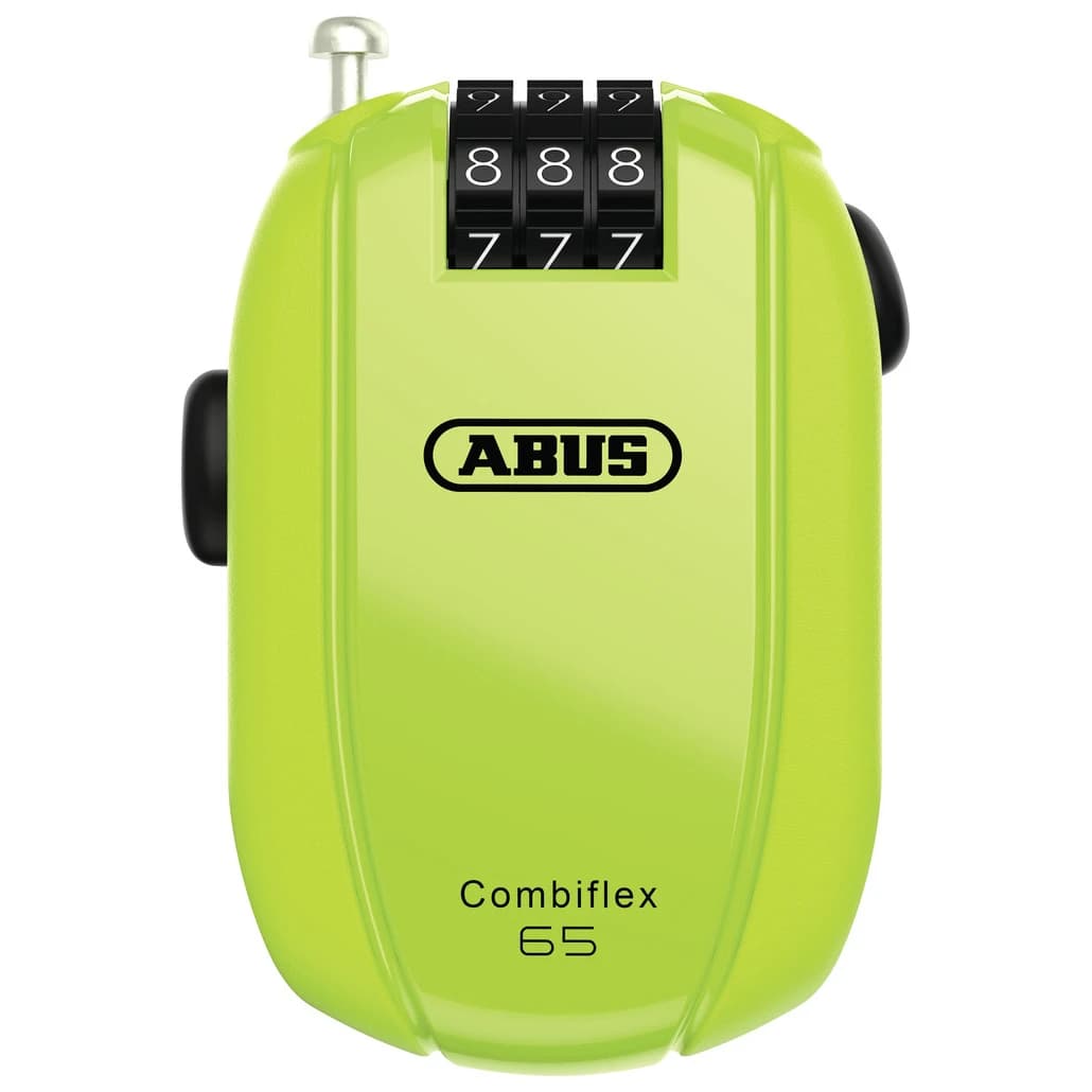 Кабелен катинар Abus Combiflex Stopover Bike lock - Signal Yellow