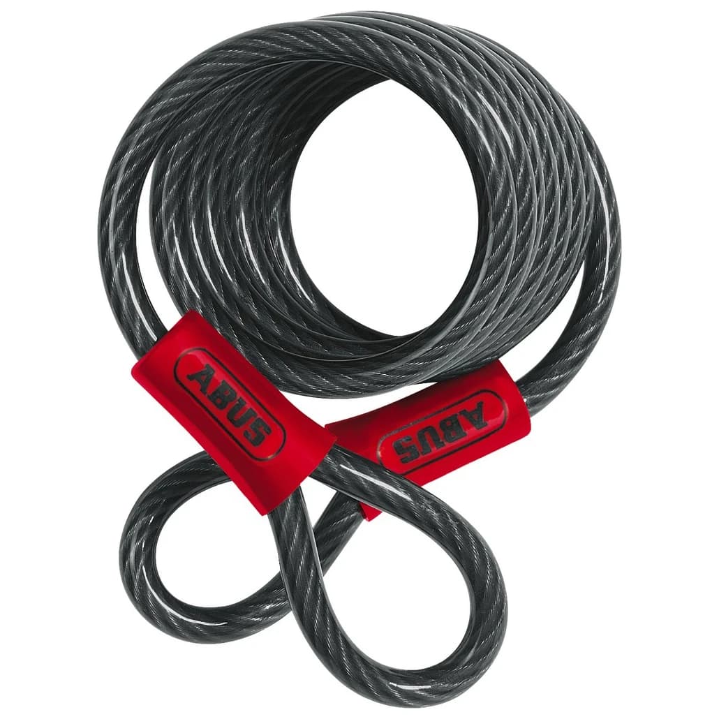 Кабелен катинар Abus Schlaufenseil 1850 Bike lock - Black