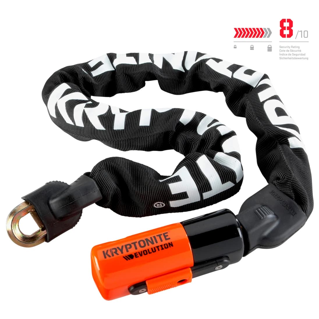 Верижен катинар Kryptonite Evolution 4 I.C. 1012 Bike lock - Black