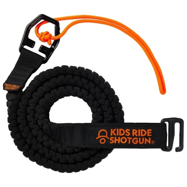 Детски велосипеден аксесоар Kids ride shotgun Quick Fit MTB Tow Rope Bike tow rope - Black