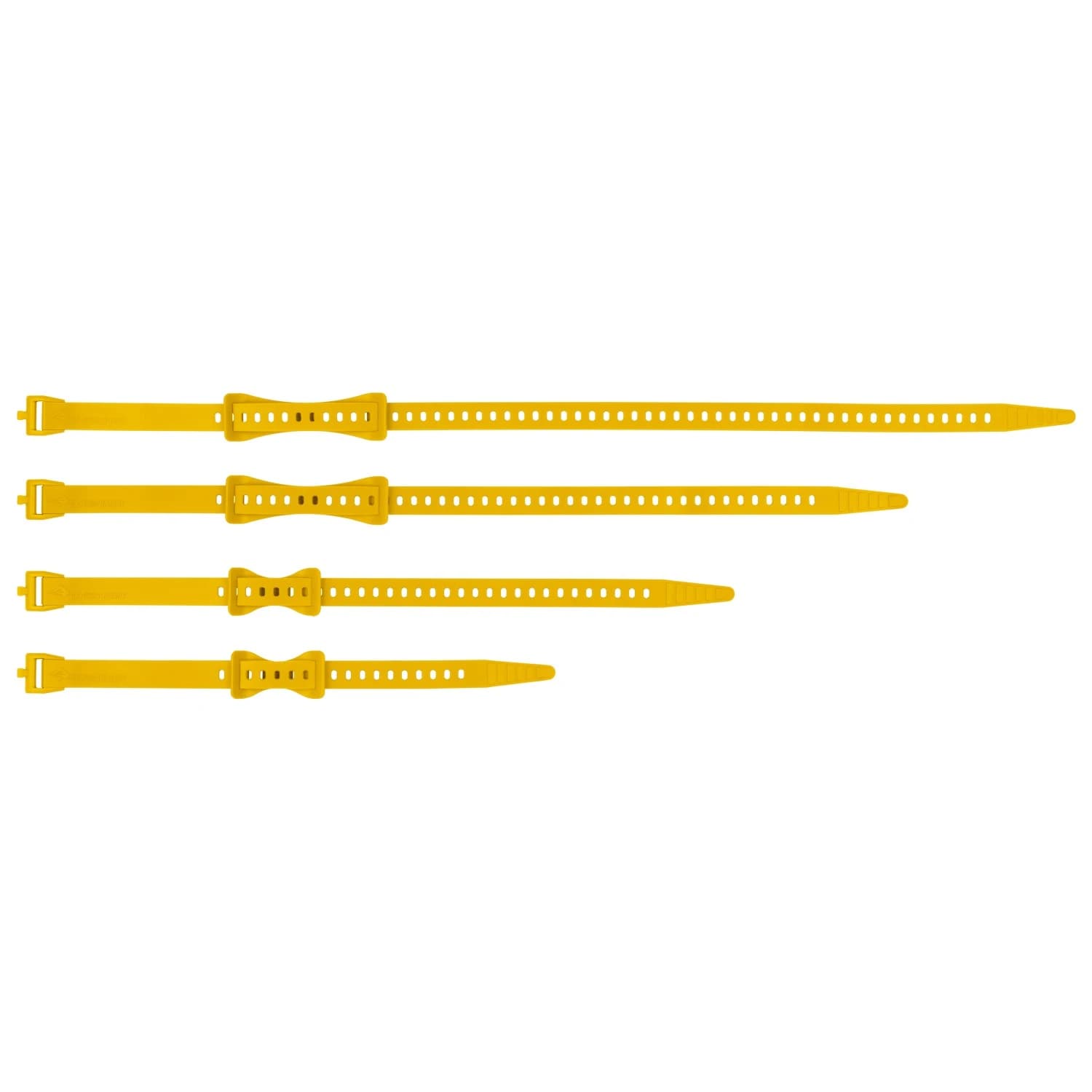 Пристягащ ремък Sea to summit Stretch-Loc Mini Strap Set (4 Pieces) Hanger loop - Sulphur