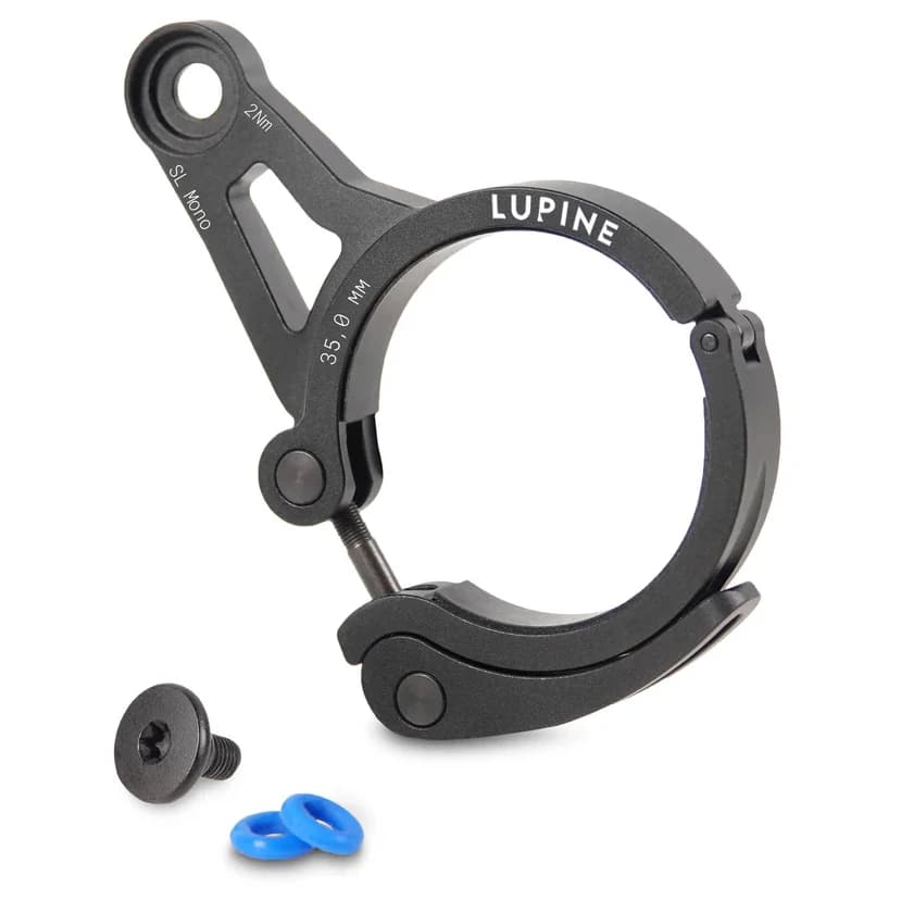 Аксесоар за велосипеден светлини Lupine SL Mono Schnellspanner 35 mm Mounting bracket - Black
