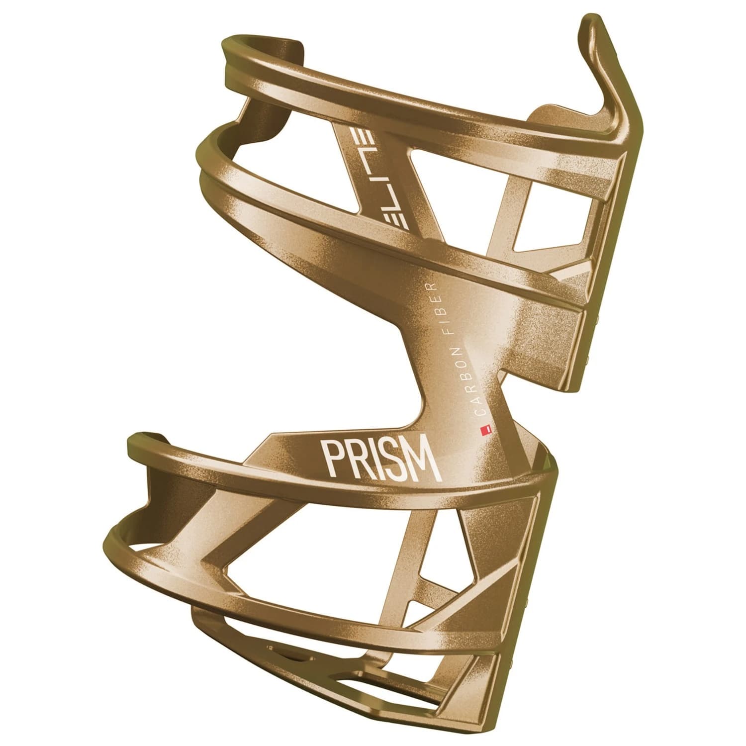Поставка за бутилка Elite Prism Carbon Left Bottle holders - Gold / Weiß