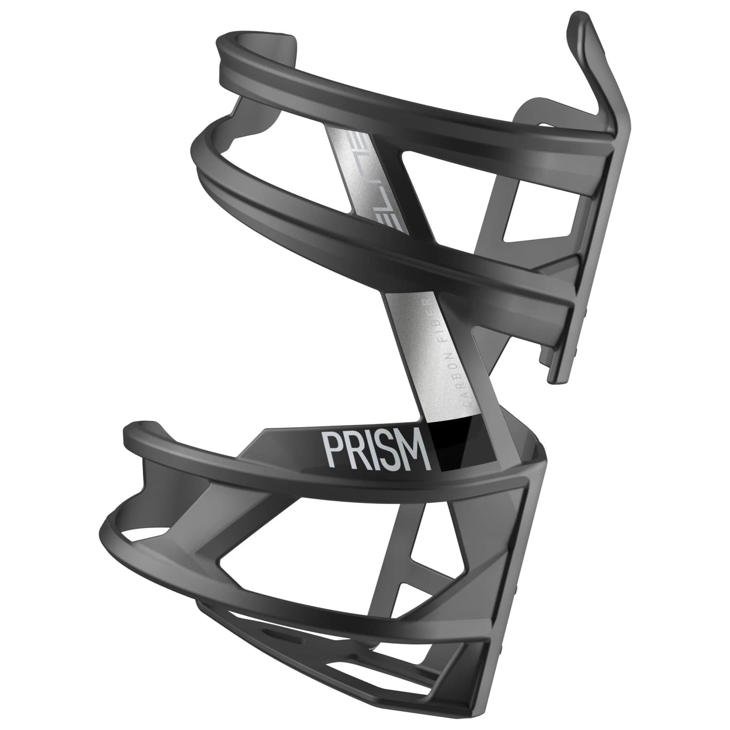 Поставка за бутилка Elite Prism Carbon Left Bottle holders - Schwarz / Schwarz
