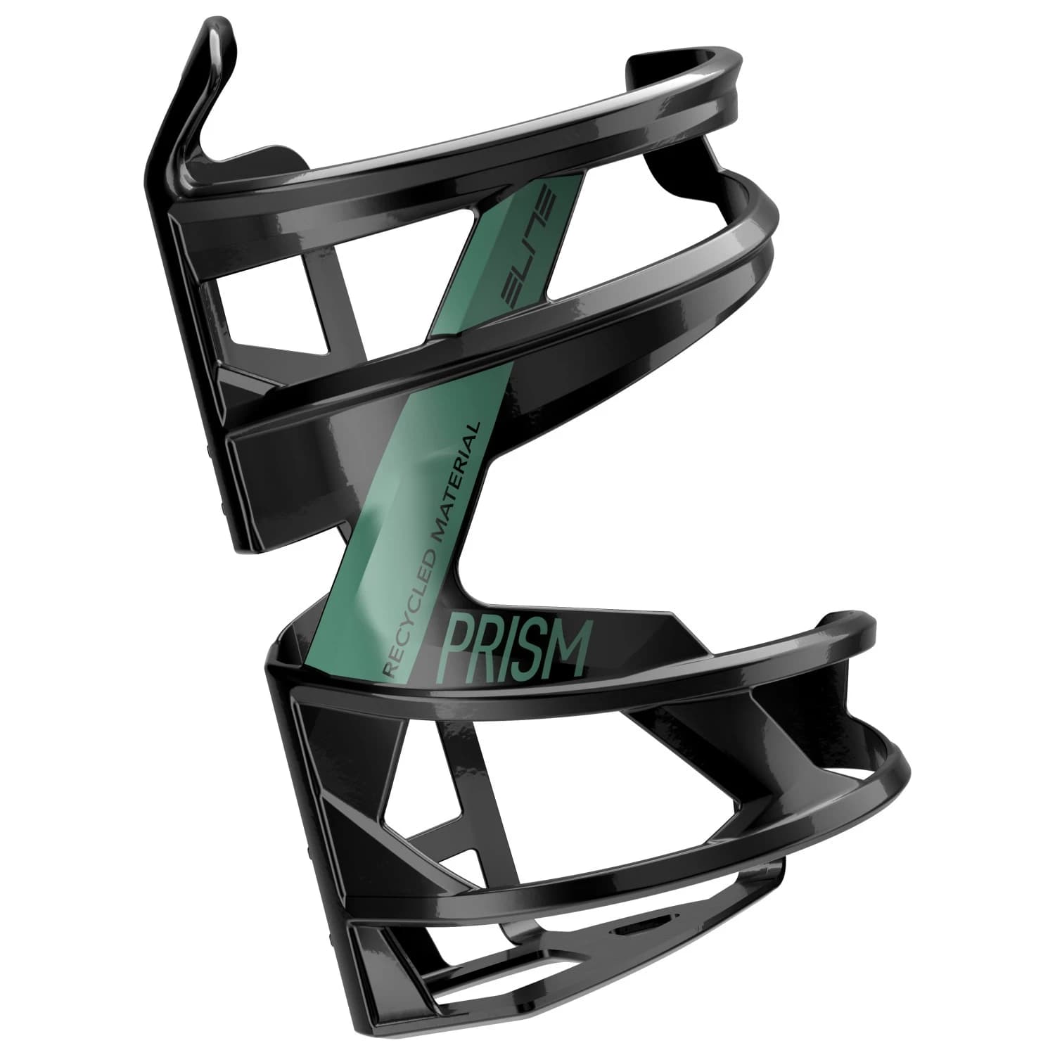 Поставка за бутилка Elite Prism Recycled Right Bottle holders - Schwarz / Grün