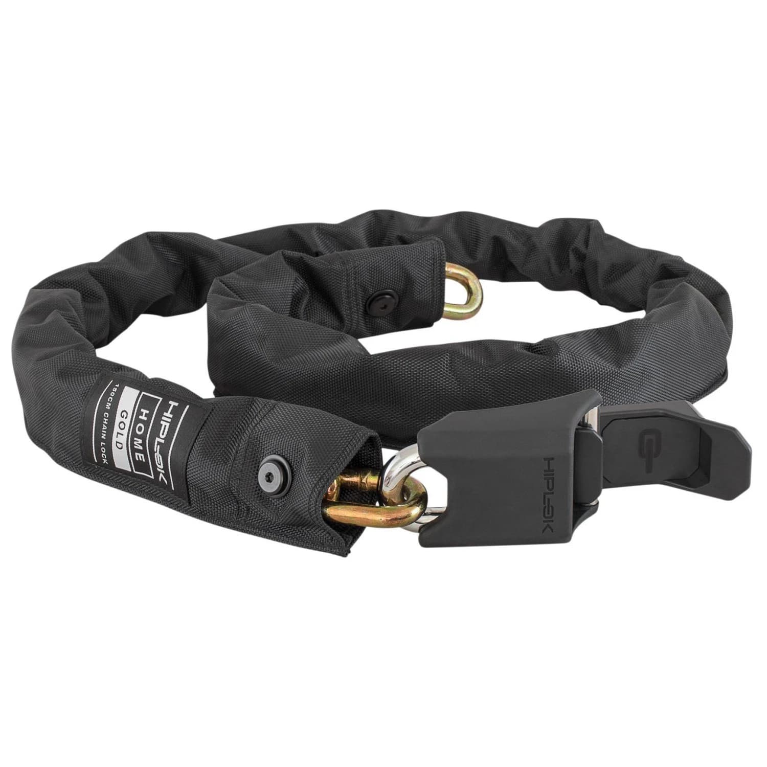 Верижен катинар Hiplok Home Gold Bike lock - All Black