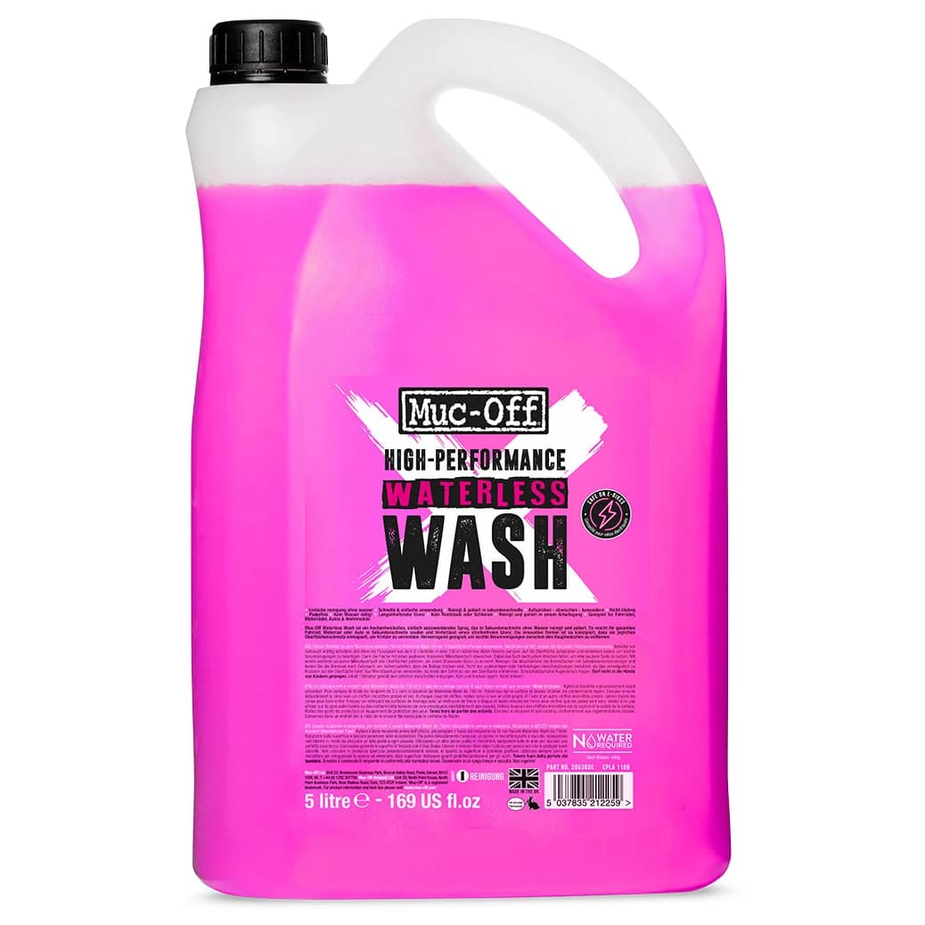 Препарат за миене Muc off High Performance Waterless Wash 5L Bike cleaner - Pink